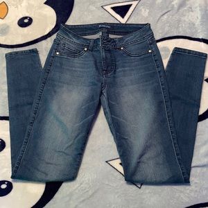 Blue spice skinny jeans